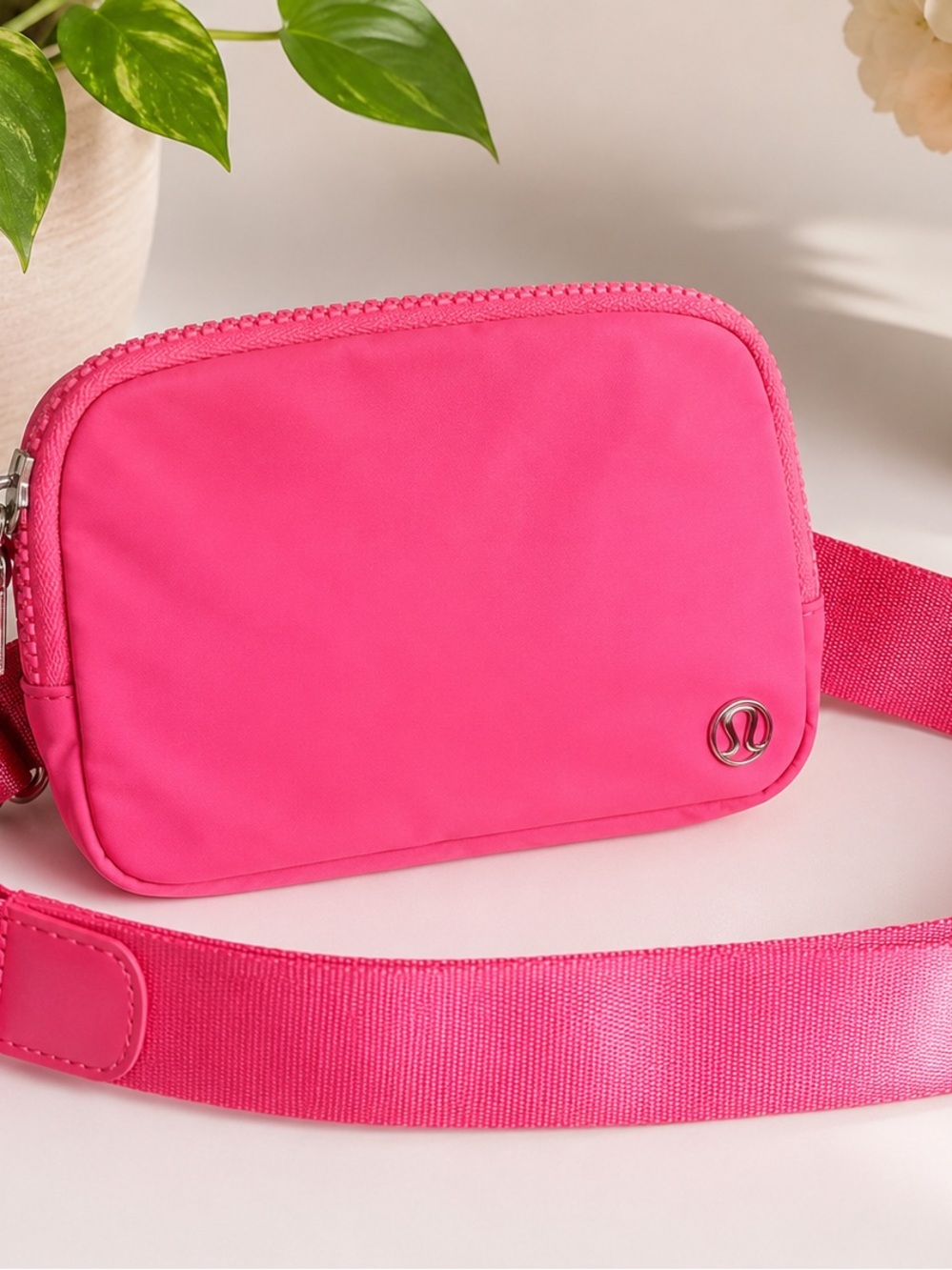 Lululemon Crossbody Bag Hot Pink Belt Bag Shoulder Bag Nylon